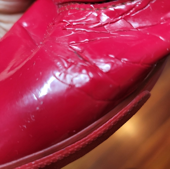 LACOSTE Rain Boots Red Women's Size 8 - Picture 12 of 15